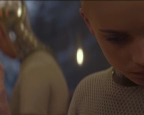 Alicia Vikander NUDE - Ex Machina (2015) celebrity naked