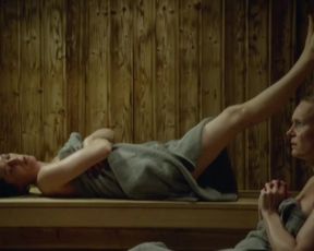 Florence Loiret Caille, Arna Bara Karlsdottir, sexy - L'effet Aquatique (2016) Naked actress in a movie scenes
