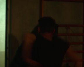 Ana de Armas, Gaia Weiss - Overdrive (2017) Naked actress in a sexy video