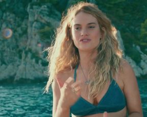 Lily james topless