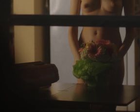 Alexis Altier - Eddie (2016) Naked actress in a TV movie scene