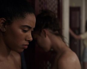 Willa Fitzgerald, Marlo Kelly, Herizen F. Guardiola - Dare Me s01e06 (2019) celebrity hot movie scene