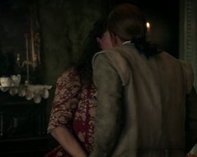 Leah Shine - Outlander s05e10 (2020) Censorship nude scene