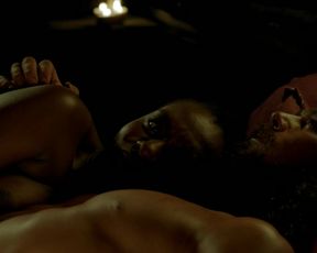Sibongile Mlambo - Black Sails s04e01 (2017) Censored celebs scenes