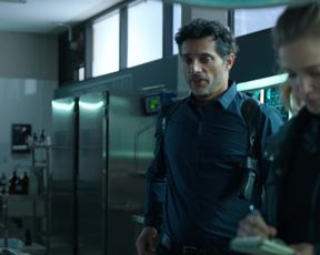 Delfina Chaves - La Corazonada (2020) Naked actress in a TV movie scene