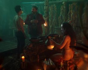 Hannah Tasker-Poland - Ash vs Evil Dead s03e05 (2018) Naked actress in a movie scene