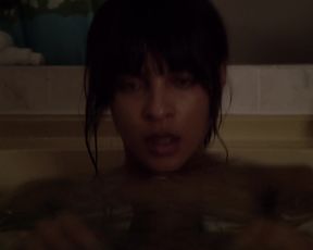 Megalyn Echikunwoke - Damien s01e04 (2016) Naked actress in a sexy video