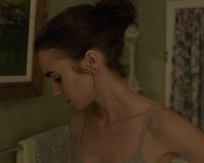 Lily Collins, Carrie Preston - To the Bone (2017) Sexy movie scene