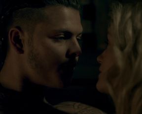 Alicia Agneson Sexy, Hot Scene in TV Show 'Vikings'