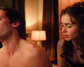 Lily Collins nude - Love, Rosie (2014)