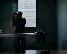 Sophie Marceau - La Taularde (2016) Naked actress in a TV movie scene