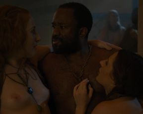 Sarine Sofair & Charlotte Hope GAME OF THRONES (S04 E06)