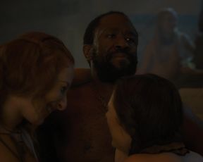 Sarine Sofair & Charlotte Hope GAME OF THRONES (S04 E06)