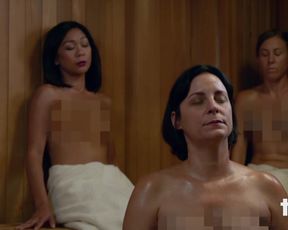 Censorship of Naked Women in Sauna from TV Series