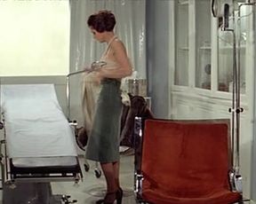 Brigitte Fossey & Sylvie Matton nude sex scene in classic movie 'Calmos'