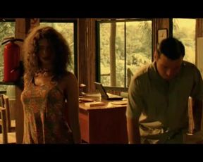 Angie Cepeda Topless and Sex for film 'Pantaleon y las visitadoras'