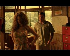 Angie Cepeda Topless and Sex for film 'Pantaleon y las visitadoras'