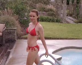 Amanda Schull Sexy, Bikini, Hot Scene in TV movie 'One tree hill'