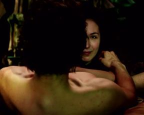 Anastasiia Kirilik Nude, Butt, German Blowjob in movie Die Vermessung der Welt