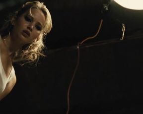 Jennifer Lawrence hot cleavage and sexy and Elisabeth Shue hot lingerie - House