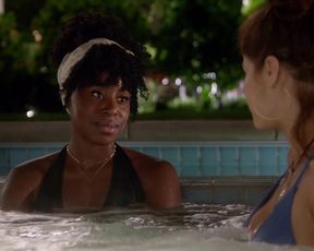 Alexandra Daddario nude, Kirby Howell Bikini, Threesome Sex in TV Show 'Why Women Kill'