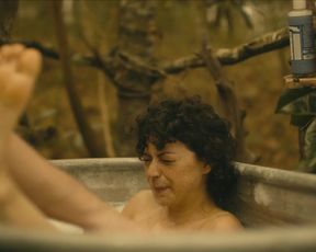 Alia Shawkat, Penelope Costopoulos - Blaze (2018) Nude of staging scene