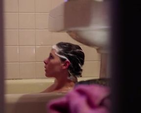 Amy Seimetz Topless Video in 'Bitter Feast'