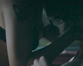 Aurora Perrineau nude, Topless, Car Sex for movie 'BOO!'