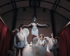 Anne Sophie Lubeck Naked, Bondage, Art Nude Scene for 'Weltschmer'