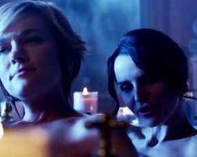 Ana Alexander naked and Crystal Allen in TV Lesbian Video