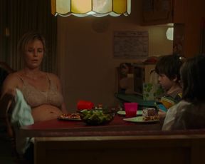 Charlize Theron - Tully (2018) Censored nude scene