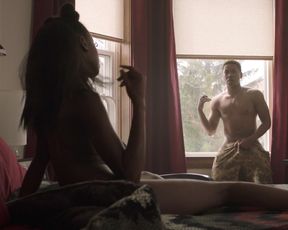 Birgundi Baker - The Chi s01e01 (2017) Naked actress in a movie scene
