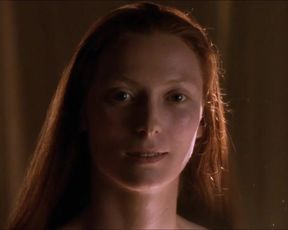 Hot actress Tilda Swinton Nude - Orlando (1993) 