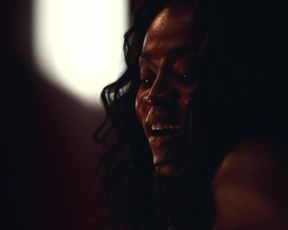 Naked scene Yetide Badaki nude - American Gods S01E01 (2017) TV show nudity video
