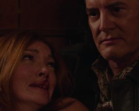 Naked scene Nicole LaLiberte nude - Twin Peaks S03E02 (2017) TV show nudity video