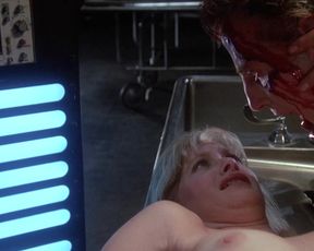 Barbara Crampton nude - Re-Animator (1985)