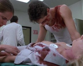 Barbara Crampton nude - Re-Animator (1985)