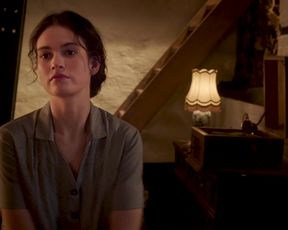 Hot actress Lily James nude - The Exception (2016)