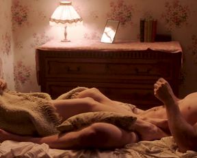 Hot actress Lily James nude - The Exception (2016)