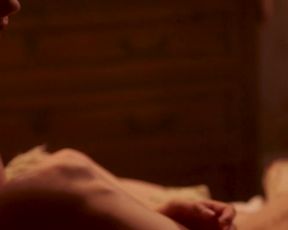 Hot actress Lily James nude - The Exception (2016)