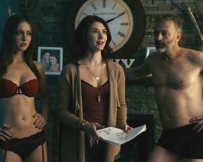 Celebs Katharine Isabelle nude, Lauren Lee Smith, Zoe Cleland - How To Plan An Orgy In A Small Town (2015)