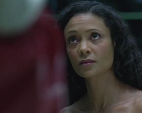 Naked scene Thandie Newton nude - Westworld S01E08 (2016) TV show nudity video