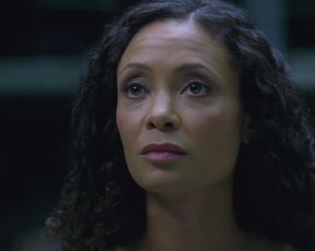 Naked scene Thandie Newton nude - Westworld S01E08 (2016) TV show nudity video
