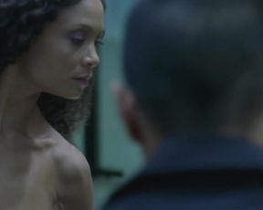 Naked scene Thandie Newton nude - Westworld S01E08 (2016) TV show nudity video