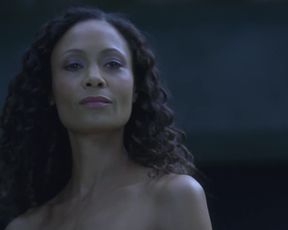 Naked scene Thandie Newton nude - Westworld S01E08 (2016) TV show nudity video