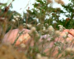 Blue Bikini Girl Outodor with Beauty Big Tits