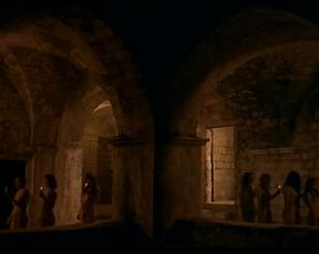 Hot scene Florinda Bolkan, Maria Casares - Flavia The Heretic (1974) 