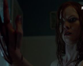Wrenn Schmidt - Outcast s01e09 (2016) Naked actress in a sexy video