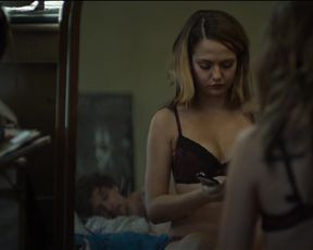 Emily Meade - Trial by Fire (2018) Naked sexy video