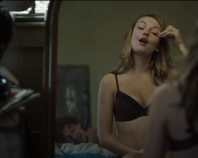 Emily Meade - Trial by Fire (2018) Naked sexy video